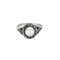 Bague 50 Bague en Or blanc 18k Perle 58 Facettes RAM2860