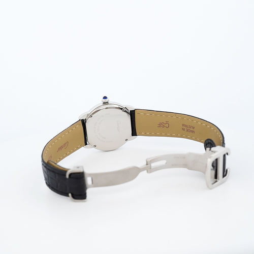 Montre CARTIER - Montre Ronde Solo - Ivory roman dial - SM 58 Facettes