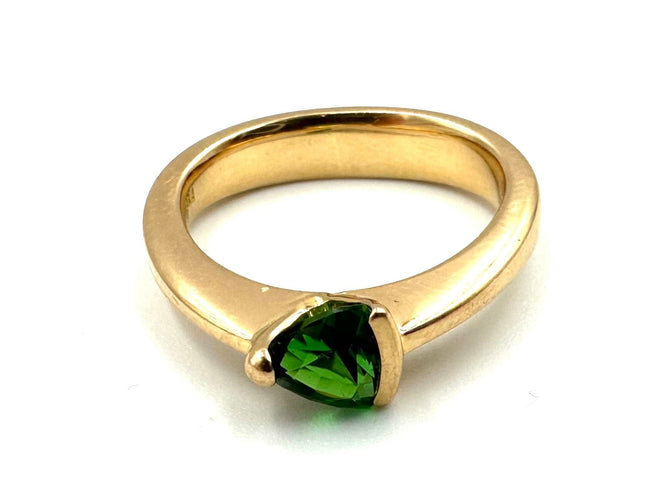 Bague 54 Bague or rose grenat tsavorite 58 Facettes