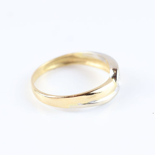 Inel Inel solitar din aur galben de 18 carate cu diamant 