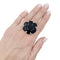 Bague 60 Bague Chanel, modèle "Camélia", en or blanc et onyx. 58 Facettes 34544