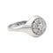 Bague 54 Bague Or blanc Diamant 58 Facettes 577951CN