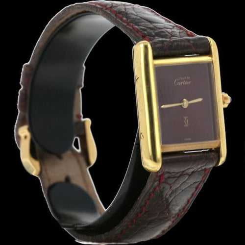 Montre Cartier Montre Tank Vermeil 58 Facettes MT42291