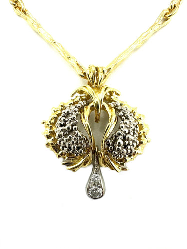 Collier GILBERT ALBERT - Collier or jaune diamants 58 Facettes