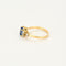 Bague 56.5 Bague or jaune, saphir et diamants 58 Facettes SMA0109