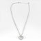 Collier Collier et pendentif "Coeur" en or gris et diamants 58 Facettes COMP1307