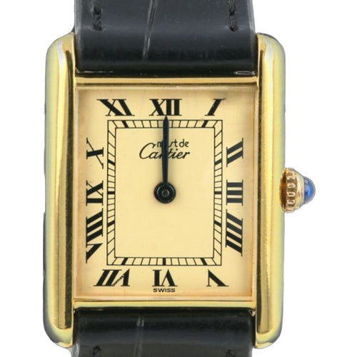 Montre Cartier Montre Tank Vermeil 58 Facettes MT42219