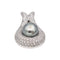 Pendentif Pendentif Or blanc Perle, Diamant 58 Facettes 4673557RV