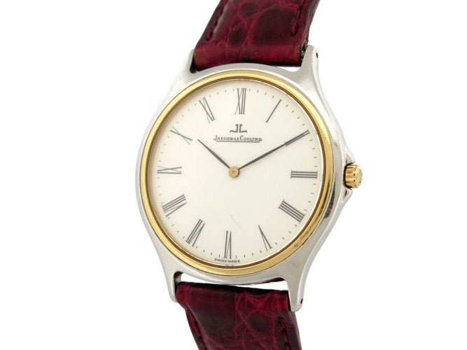 Montre vintage montre jaeger lecoultre heraion 112-5-08 quartz en acier or jaune 58 Facettes 271929