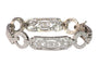 Bracelet Bracelet Art déco en diamants, vers 1920 – Géométrie en platine avec éclat de 6,00 ct 58 Facettes 25161-0031