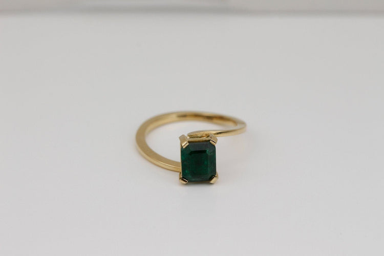 Bague 53 Bague Twist Emeraude 58 Facettes