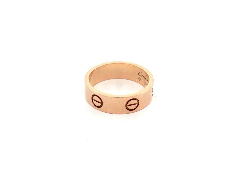 Bague 52 bague CARTIER love classique crb4084800 t52 en or rose 18k 5.6gr 58 Facettes 265087