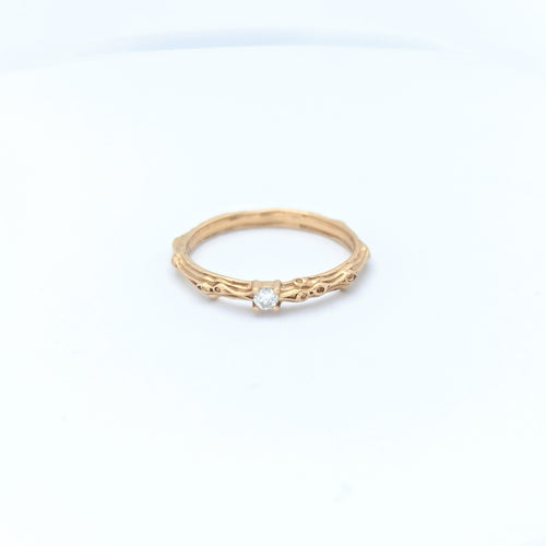 Bague 52 MAUBOUSSIN - Bague or rose et diamant 58 Facettes 30089