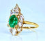 Bague 57 Bague BOUCHERON Emeraude Diamants 58 Facettes AB137