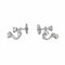 Boucles d'oreilles Boucles d'oreilles Or blanc Diamant 58 Facettes 4311412CN