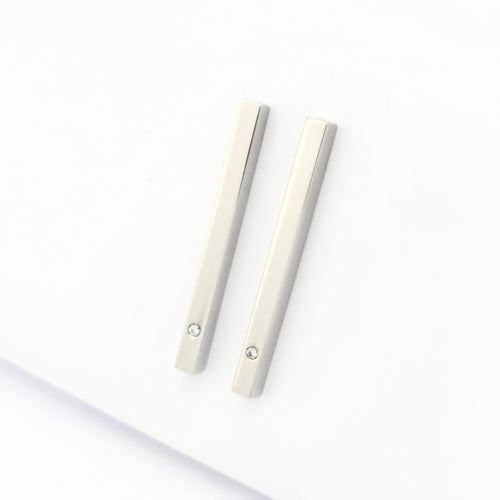 Boucles d'oreilles Boucles d'oreilles en or blanc et diamants 58 Facettes 30220