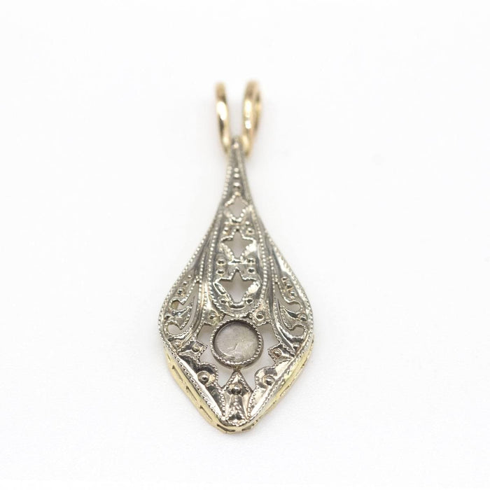 Pendentif Pendentif vintage original en or et en platine avec diamants 58 Facettes D364090JC