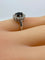 Bague 46 Bague en or blanc saphir et 10 diamants 58 Facettes AB361