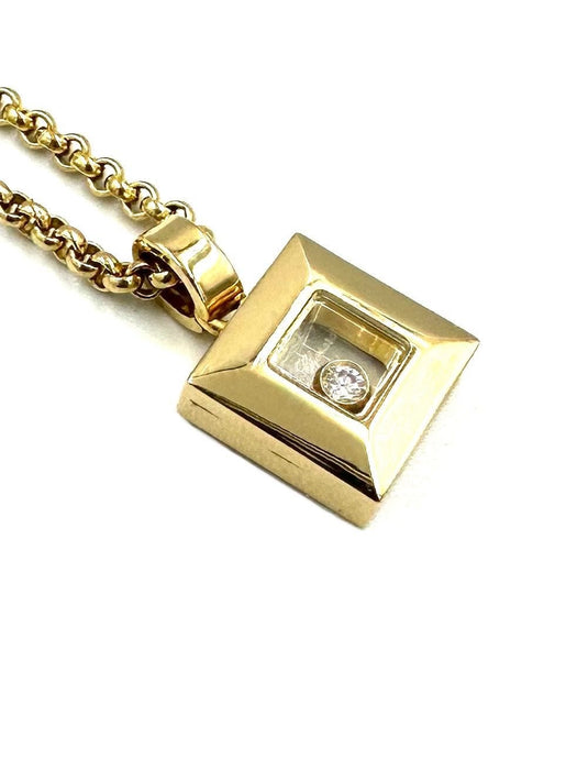 Collier CHOPARD - collier Happy Diamonds or jaune et diamants 58 Facettes