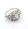 Bague 48 Superbe bague Art Déco en platine avec diamants taille ancienne 58 Facettes