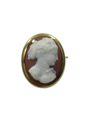 Pendentif Pendentif Broche Camée Agate 58 Facettes 985951