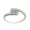 Bague 49 Bague Trilogie Or blanc Diamant 58 Facettes 4607369RV