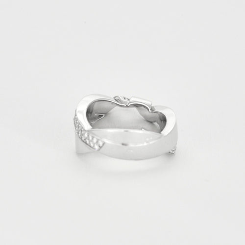 Bague 49 CHAUMET - Bague Liens Séduction en or blanc et diamants 58 Facettes