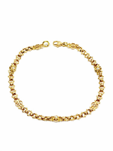 Bracelet Bracelet en or rose et perles 58 Facettes