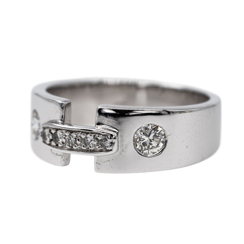 Bague 47 Bague Or blanc Diamant 58 Facettes 2527582CN