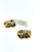 Pendentif Boucles d'oreilles et pendentifs en or jaune avec saphirs de Ceylan 58 Facettes