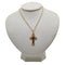 Collier Collier et pendentif croix or jaune 58 Facettes