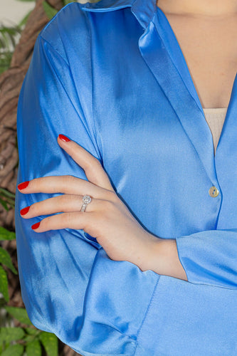 51 Bague Solitaire Or blanc Diamant 58 Facettes 4274094RV