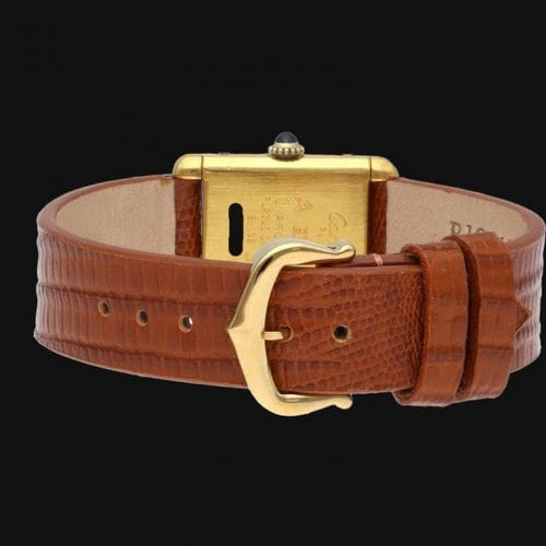 Montre Cartier Montre Tank Vermeil 58 Facettes MT44891