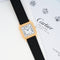 Montre Cartier - Montre Santos-Dumont Ultra-thin en or jaune 18k, cadran romain ivoire 58 Facettes