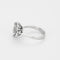 Bague 53,5 Bague fleur en or blanc et diamants 58 Facettes B250513