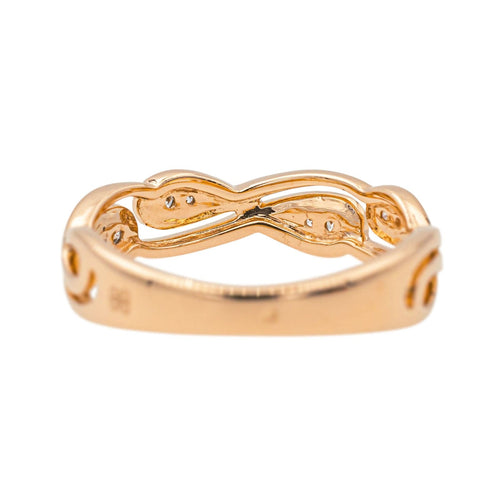 Bague 52.5 Bague Or rose Diamant 58 Facettes 4098647RV