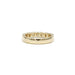 Bague 55 Demi-Alliance - or jaune et diamants 58 Facettes 240238R