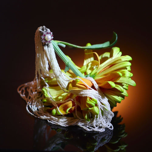 Collier Élégance durable : la saga des 13 000 perles de rocaille 58 Facettes 19026-0058