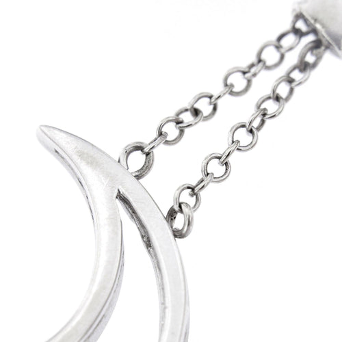 Collier Collier lune et diamants 58 Facettes 13249