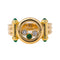 Bague 52 Chopard Bague  Happy Diamonds  Or jaune Diamant, Emeraude 58 Facettes 4322637RV