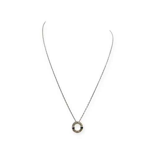 Naszyjnik Naszyjnik z białego złota 750 oraz szafirów, diamentów 58 Facettes 330091647