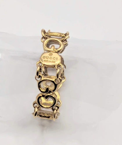 Bague 54.5 GUCCI - Bague articulée en or 58 Facettes