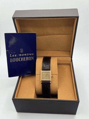 Montre Montre Boucheron Carrée or 18K 58 Facettes 00060201