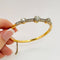 Bracelet Bracelet en or jaune avec diamants anciens 58 Facettes 50269
