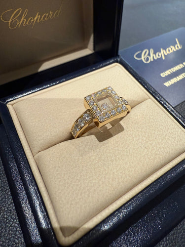 Bague 59 Chopard - Bague Or jaune Happy Diamonds 58 Facettes 1.0000538/2