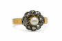 Bague Bague en or avec perle et diamants 58 Facettes 50208