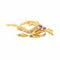 Broche Broche  Or jaune, Or rose, Or blanc Rubis, Diamant 58 Facettes 4367778CN