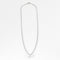 Collier Collier solitaire or blanc et diamant poire 58 Facettes B240570