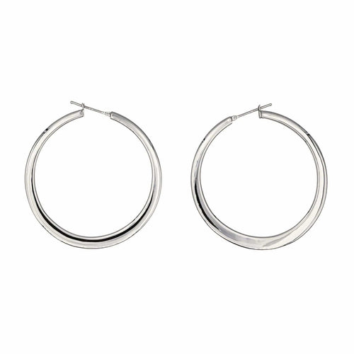 Boucles d'oreilles Boucles d'oreilles Créoles Or blanc 58 Facettes 3849279CN