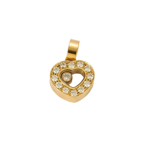 Pendentif CHOPARD - Happy Diamonds - Pendentif en Or jaune 18k Diamant 58 Facettes 250274
